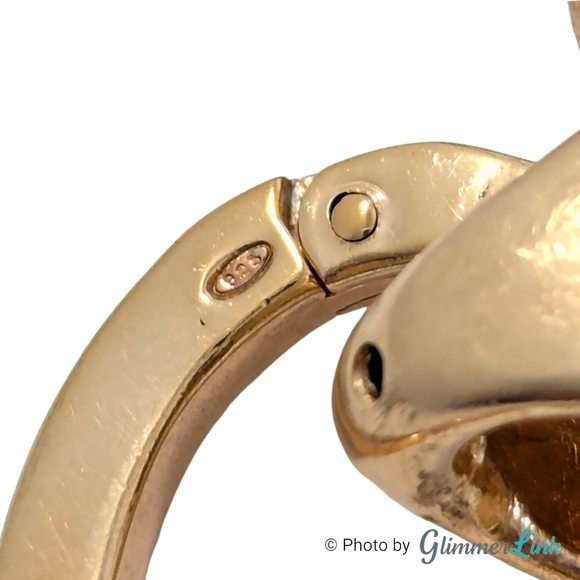 Gold Plated Sterling Silver Textured Puffy Circles Modernist Statement Bracelet - Picture 9 of 10